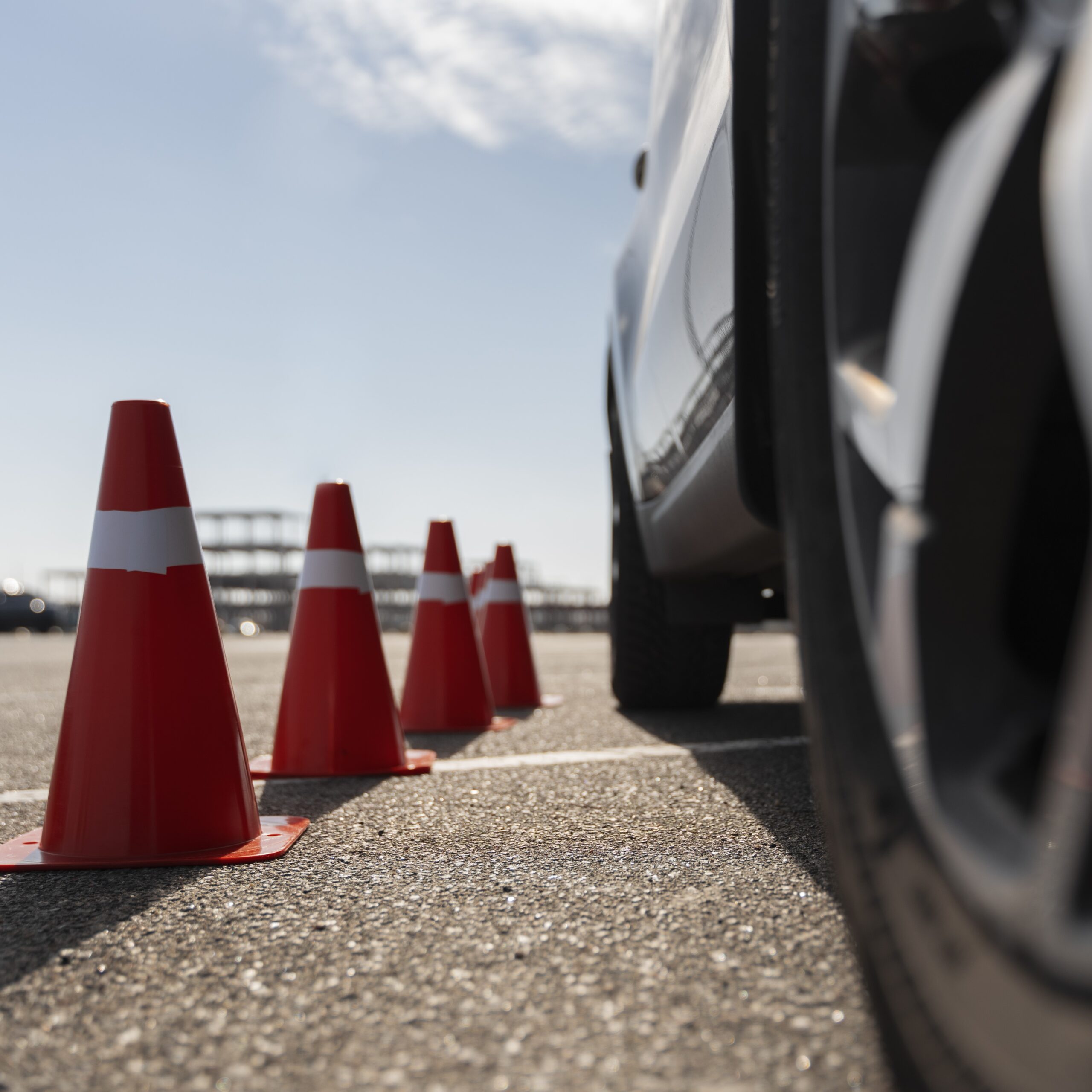 traffic-cones-car-driving-license-test